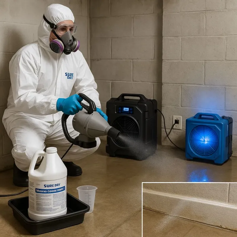 Sanitization and Odor Removal process in Edgecombe County, NC